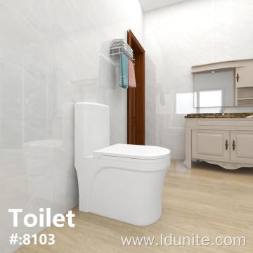 Sanitary Bathroom Wc Toilet One-Piece Ceramic Toilet